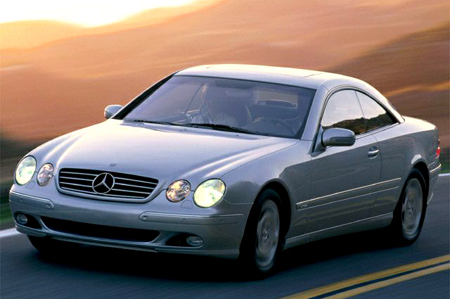 CL-class, CL 600, driving shot, from in front, silver metallic
